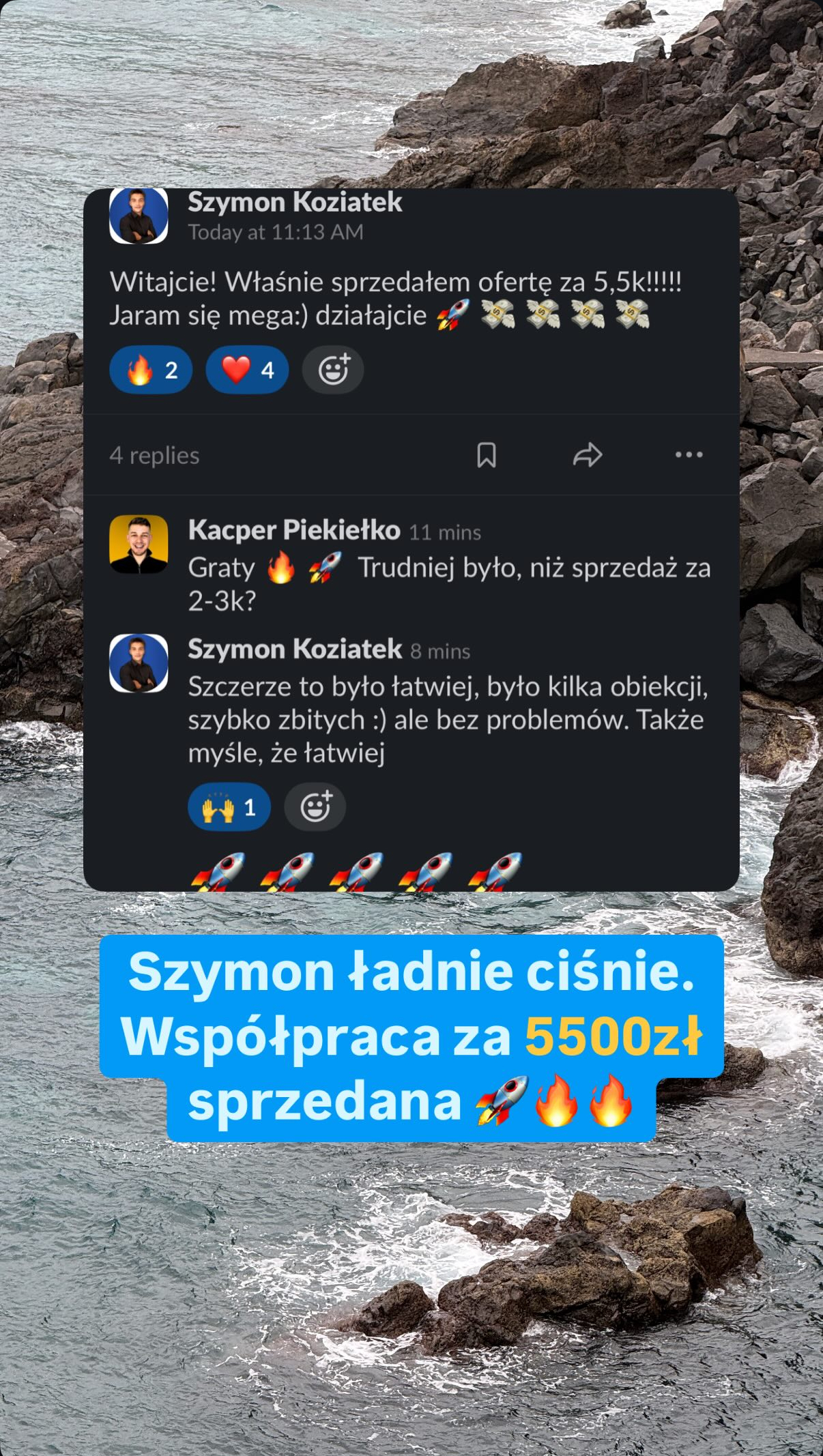 Opinia podopiecznego ze Slacka — screen 01